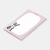 Post-it® Anniversaire du Bulldog français (Incliné)