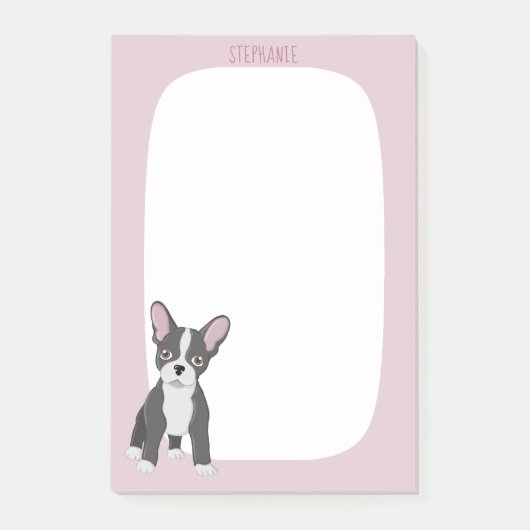 Post-it® Anniversaire du Bulldog français (Devant)