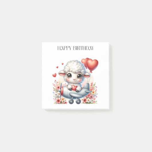 Post-it® Anniversaire du pilote de mouton (Devant)