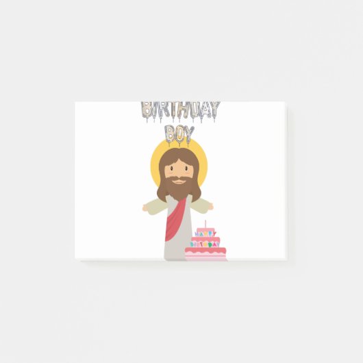 Post-it® anniversaire garçon jesus noël (Devant)