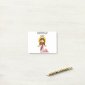 Post-it® anniversaire garçon jesus noël (Sur un bureau)