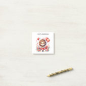Post-it® Anniversaire Lion Volant (Sur un bureau)