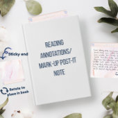 Post-it® Annotation de lecture acrylique Question