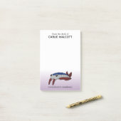 Post-it® Anomalocaris animal préhistorique (Sur un bureau)