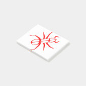 Post-it® Ant Legs Antennas Rouge (Incliné)