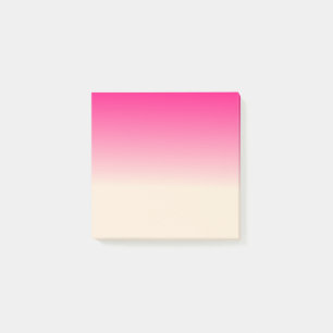 Post-it® Antique blanc et ciel d'hiver rose couleurs dégrad