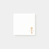 Post-it® Antique Clé Notes informatiques / Blanc (Devant)