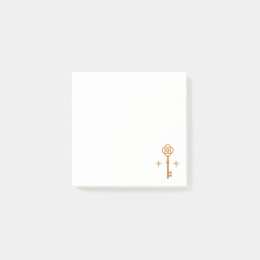 Post-it® Antique Clé Notes informatiques / Blanc (Devant)