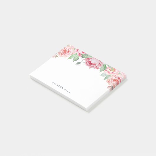 Post-it® Antique Peony Floral (Incliné)