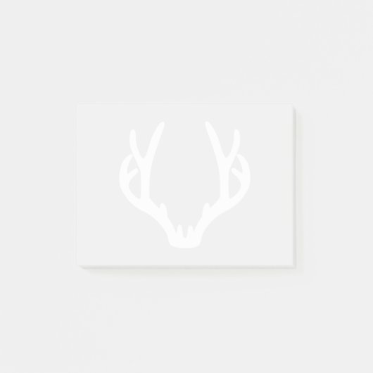 Post-it® Antler blanc (Devant)