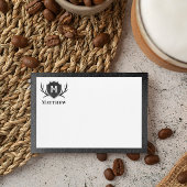 Post-it® Antler & Shield Rustic Monogramme