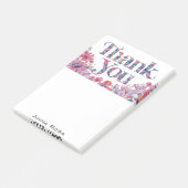 Post-it® *~* AP85 Fleurs de manifeste de gratitude rose (Incliné)