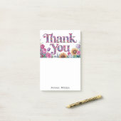 Post-it® *~* AP85 Fleurs de manifeste de gratitude Tulipes (Sur un bureau)