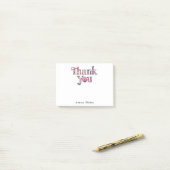 Post-it® *~* AP85 Floral - Manifeste de Gratitude Merci (Sur un bureau)