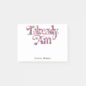 Post-it® *~* AP85 Manifeste de gratitude florale DÉJÀ AM (Devant)