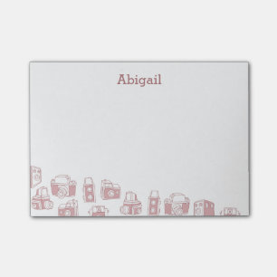 Post-it® Appareils-photo vintages personnalisés