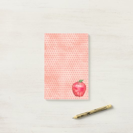 Post-it® Apple (Sur un bureau)