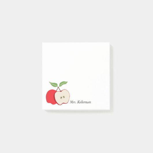 Post-it® Apple ajoutent le nom 3 x 3 (Devant)
