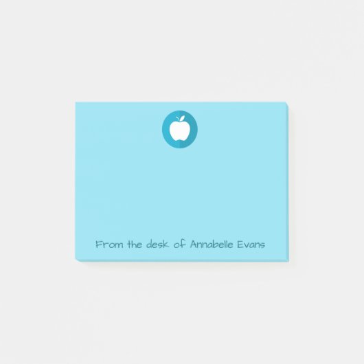 Post-it® Apple bleu (Devant)