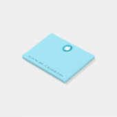 Post-it® Apple bleu (Incliné)