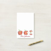 Post-it® Apple pour l'école enseignant Apples Cadeau (Sur un bureau)