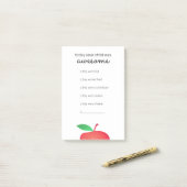 Post-it® Apple Teacher Signaler Bloc-notes magnétique (Sur un bureau)