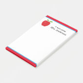 Post-it® Apple, une note du professeur, personnalisé (Incliné)