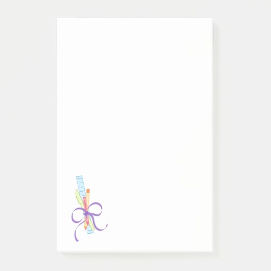 Post-it® Appréciation de l'enseignant (Devant)