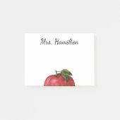 Post-it® Appréciation de l'enseignant Apple Aquarelle Post- (Devant)