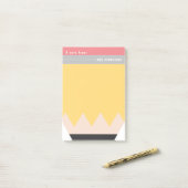 Post-it® Appréciation personnalisée de l'enseignant Pos sty (Sur un bureau)