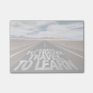 Post-it® Apprendre À Voyager Pour Apprendre