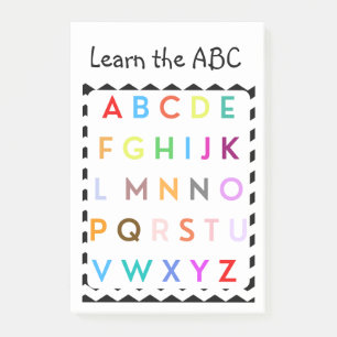 Post-it® apprendre l'ABC