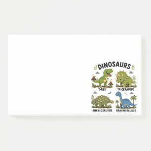 Post-it® Apprentissage des espèces de dinosaures pour les e