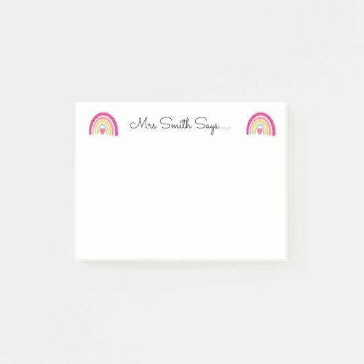 Post-it® Apprentissage mot art pomme. Notes de l'enseignant (Devant)