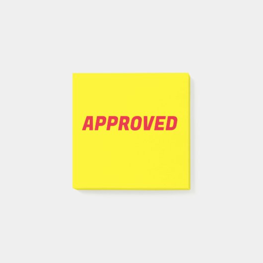 POST-IT® APPROUVÉ (Devant)