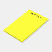 Post-it® Approvisionnements jaunes de bureau de douane des (Incliné)