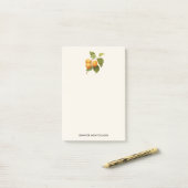 Post-it® Apricots orange vintage (Sur un bureau)