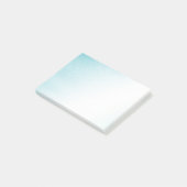 Post-it® Aqua Bleu Blanc Ombré (Incliné)
