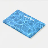 Post-it® Aqua Blue Swimming Pool Photo (Incliné)