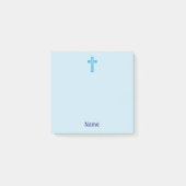 Post-it® Aqua Croix Bleue foi Post It Note Pad (Devant)