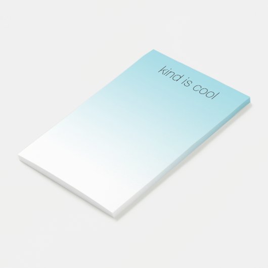 Post-it® Aqua Ombre Kind est Cool (Incliné)