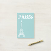 Post-it® Aqua Paris Post Notes (Sur un bureau)