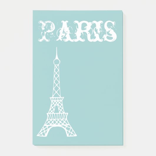 Post-it® Aqua Paris Post Notes (Devant)