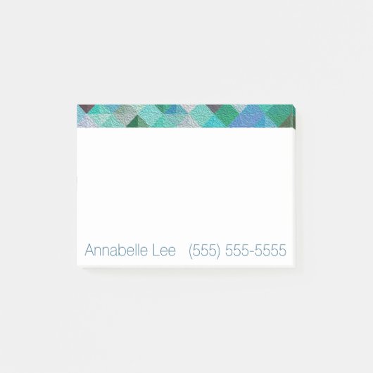 Post-it® Aqua Quilty (Devant)