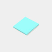 Post-it® Aquamarine (couleur solide) (Incliné)