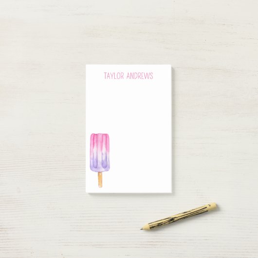 Post-it® Aquarelle (Sur un bureau)