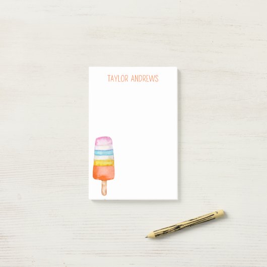 Post-it® Aquarelle (Sur un bureau)