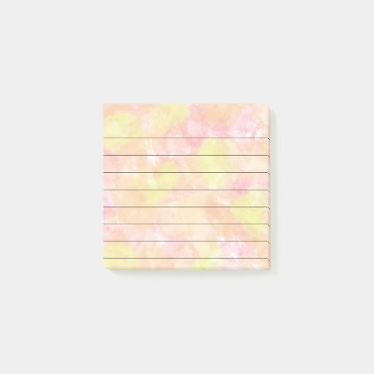 Post-it® Aquarelle 3x3 liée personnalisée (Devant)
