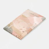 Post-it® Aquarelle Abstraite Chic Arbre d'automne Nom perso (Incliné)