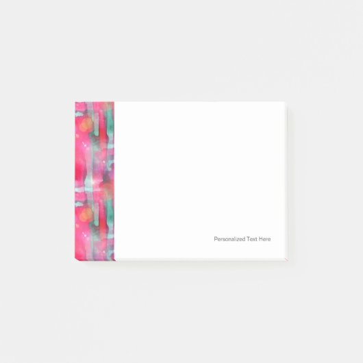 Post-it® Aquarelle abstraite peinte au soleil (Devant)